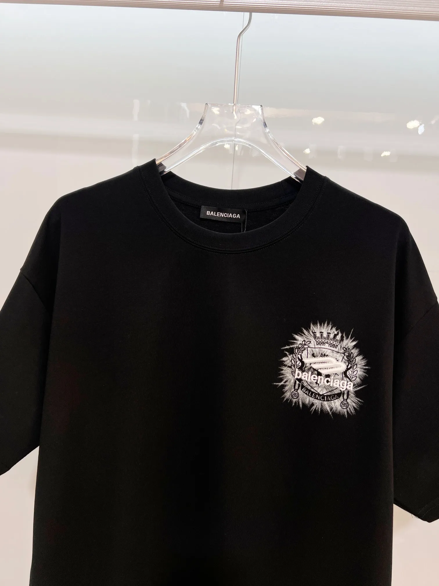 Balenciaga 2026New Arrival logo Same Style t · 320 100％ · 32 · ：Black Size：S M L XL